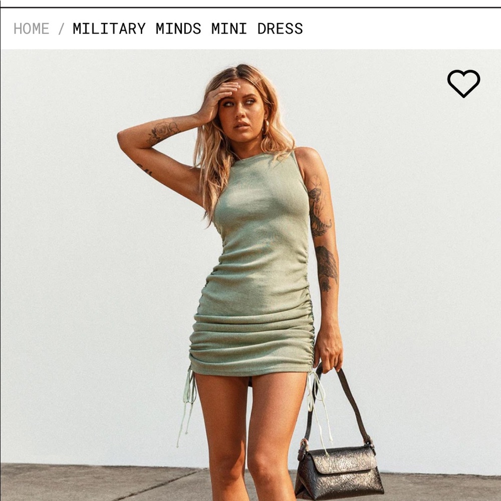 NWT Princess Polly Military Minds Mini Dress